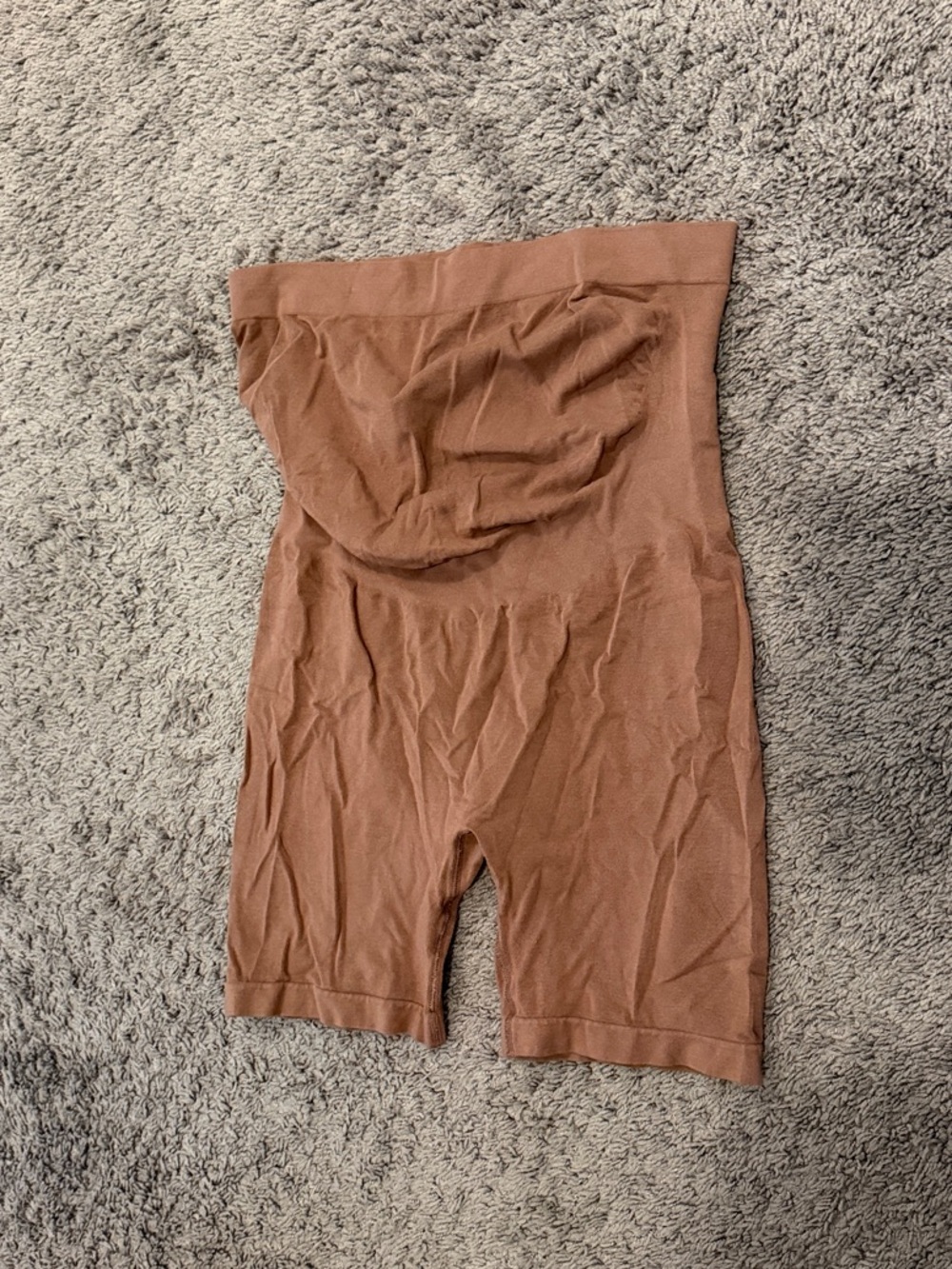Kindred Bravely High-Waist Shapewear Shorts in Brown